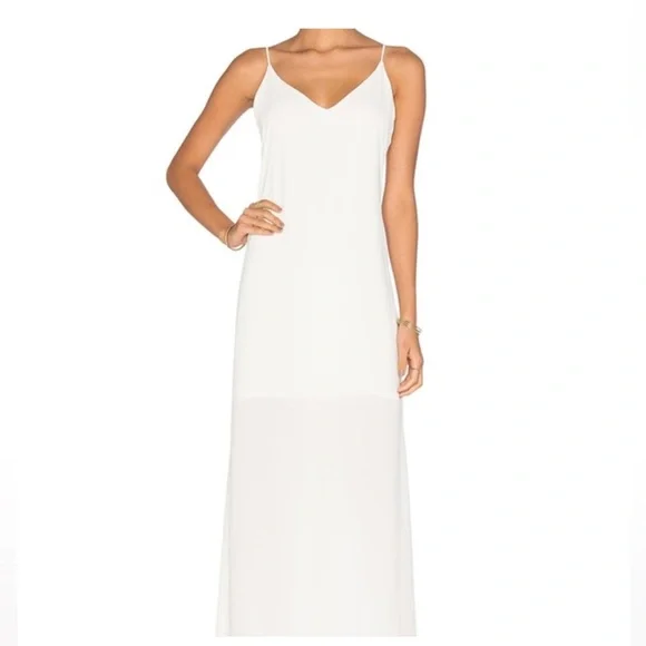 NWT Revolve Three Eighty Two Lachlan Slip Maxi Dress in Black - Picture 9 of 9